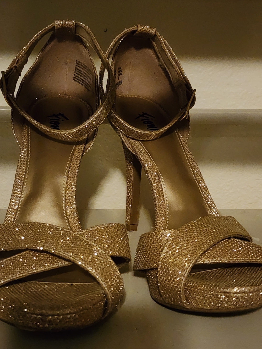 Gold Strap Sandals